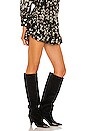 view 2 of 5 Ruffle Mini Skirt in Black