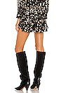 view 3 of 5 Ruffle Mini Skirt in Black