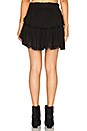 view 3 of 4 Ruffle Mini Skirt in Black