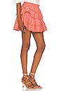 view 2 of 4 Ruffle Mini Skirt in Peach Blossom