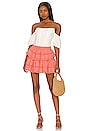 view 4 of 4 Ruffle Mini Skirt in Peach Blossom