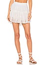 view 1 of 5 Ruffle Mini Skirt in White