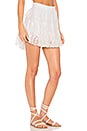 view 2 of 5 Ruffle Mini Skirt in White