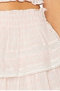 view 6 of 6 Ruffle Mini Skirt in Angel Pink