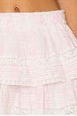 view 6 of 6 Ruffle Mini Skirt in Powder Pink