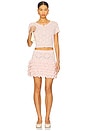 view 5 of 6 Kalliope Skirt in Velour Pink
