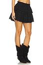 view 2 of 6 Ruffle Mini Skirt in Black