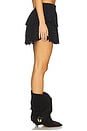 view 3 of 6 Ruffle Mini Skirt in Black