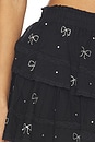 view 6 of 6 Ruffle Mini Skirt in Black