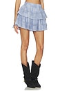 view 2 of 6 Ruffle Mini Skirt in Indigo Ice