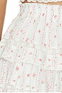 view 6 of 6 JUPE COURTE RUFFLE in Poppy Red