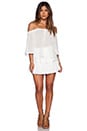 view 4 of 4 Ruffle Mini Skirt in White