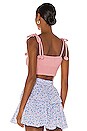 view 3 of 4 Lago Crop Top in Little Bow Pink