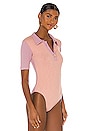 view 3 of 6 Lynx Bodysuit in Lilac Candy