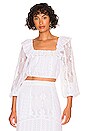view 2 of 5 Crop Top Dorabella in True White