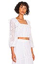 view 3 of 5 Crop Top Dorabella in True White