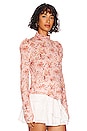 view 2 of 4 Vienna Turtleneck in Berry Cobbler