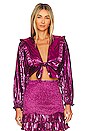 view 1 of 5 Missy Crop Top in Fuchsia