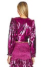 view 3 of 5 Missy Crop Top in Fuchsia