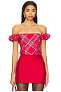 view 1 of 4 Maryjane Top in Cheery Red