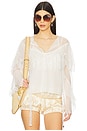 view 1 of 5 Afton Blouse in Ivory