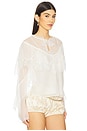 view 3 of 5 Afton Blouse in Ivory