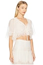 view 2 of 4 Thessia Top in Ivory