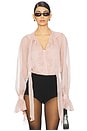 view 1 of 6 Linette Top in Pink Nude