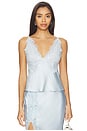 view 1 of 4 Elloryn Top in Airy Blue