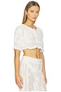 view 3 of 6 Nerissa Top in White