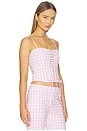 view 3 of 5 Bensen Bustier in Cheerful Pink