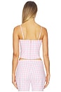 view 4 of 5 Bensen Bustier in Cheerful Pink