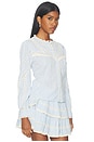 view 2 of 5 Miah Top in Chambray Sky