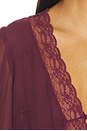 view 6 of 5 Thessira Top in Faded Merlot