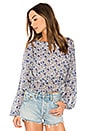 view 1 of 5 Nellie Top in Biscay Blue