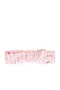 view 3 of 3 Headband With Bow in Strawberry Macaroon