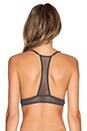 view 3 of 4 HAUT DE MAILLOT DE BAIN TRIANGLE EN MESH AVA in Ombre