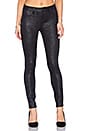 view 1 of 3 Janice Mid Rise Ultra Skinny in Black Python Print