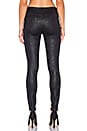 view 3 of 3 Janice Mid Rise Ultra Skinny in Black Python Print