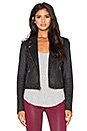 view 1 of 6 CHAQUETA MOTO ORI in Black