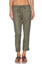 view 1 of 3 Jasmine Drawstring Jogger in Canopy Green