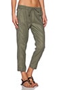 view 2 of 3 Jasmine Drawstring Jogger in Canopy Green