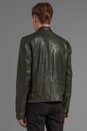 view 4 of 7 Leather Biker Jacket in Peat