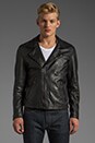 view 1 of 7 Off Road Leather Jacket in Pirate Black