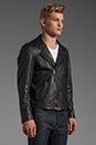 view 3 of 7 Off Road Leather Jacket in Pirate Black
