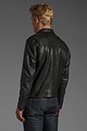 view 4 of 7 Off Road Leather Jacket in Pirate Black