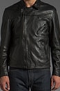 view 5 of 7 Off Road Leather Jacket in Pirate Black