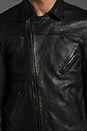 view 6 of 7 Off Road Leather Jacket in Pirate Black