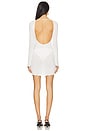 view 4 of 4 The Lenai Mini Dress in White
