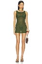 view 2 of 4 The Pandora Mini Dress in Forest Green